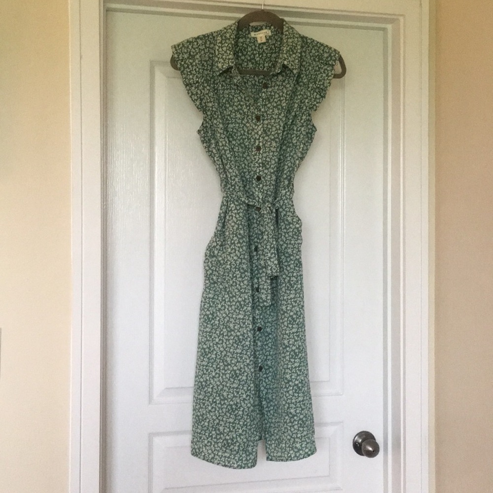 Green Gardening Dress